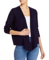 VINCE CAMUTO DRAPED CROPPED CARDIGAN