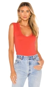 Velvet By Graham & Spencer Estina Tank In Coral