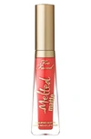 Too Faced Melted Matte-tallic Liquid Lipstick In Hot Stuff