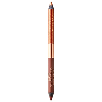 CHARLOTTE TILBURY MATTE & METALLIC DOUBLE ENDED EYELINER - EYE COLOR MAGIC COLLECTION COPPER CHARGE 0.17 OZ./ 5G,P456368