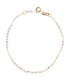 Gigi Clozeau 18kt Rose Gold Classic Gigi Baby Pink Beaded Bracelet In Pink