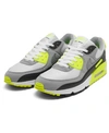 Nike Air Max 90 Leather And Textile Trainers In White/ptclgy