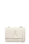 OFF-WHITE SHOULDER BAG IN WHITE LEATHER,11344284