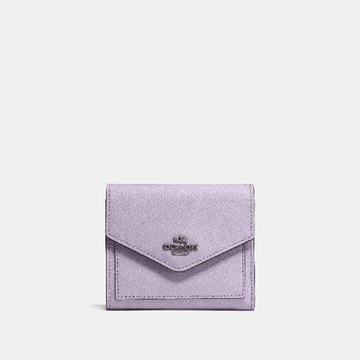 Coach Small Wallet In Purple
