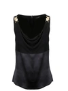 VERSACE DRAPED SATIN TOP,11295740