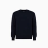 Apc A.p.c Logo Embossed Sweatshirt In Dark Navy