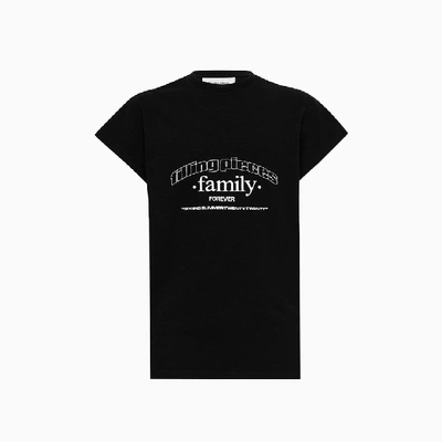 Filling Pieces Logo Print Cropped Sleeve T-shirt In Black