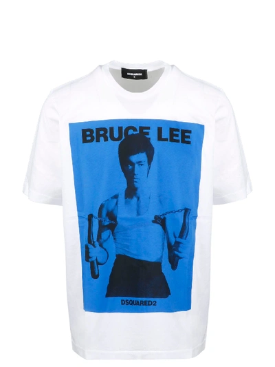 Dsquared2 Bruce Lee T-shirt In White