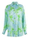 BALENCIAGA LEAF VINE PRINT BLOUSE,E469EAC2-2592-6AA7-4CB2-ED823E145365