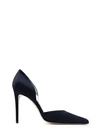 ALDO CASTAGNA BLACK VELVET PUMPS,66E68192-5748-9E5F-9F1D-D7A6E8D07F56