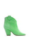 ALDO CASTAGNA GREEN SUEDE BOOTS,9AE49FDE-011C-1FDD-47F1-062A94DAA61B