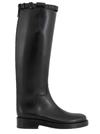 ANN DEMEULEMEESTER LEATHER BOOT,11346108