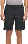 Theory Zaine Patton Regular Fit Shorts In Deep Raven