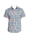 ROBERT GRAHAM Spark Plug Printed Sport Shirt