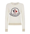 MONCLER KNITTED LOGO SWEATER,14859709