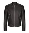 SANDRO SANDRO LEATHER BIKER JACKET,14860492