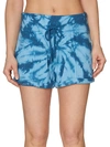 BETSEY JOHNSON TIE-DYED COTTON-BLEND SHORTS,0400012114337