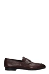 ERMENEGILDO ZEGNA LOAFERS IN BROWN LEATHER,11346513