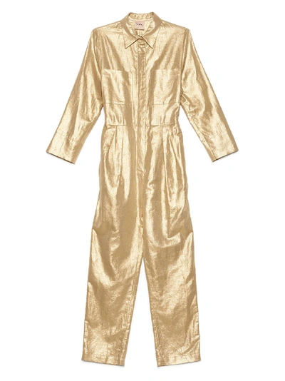 Nude () Jumpsuits In Gold