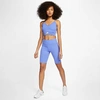 Nike Air Women's Bike Shorts In Purple
