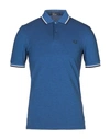 Fred Perry Polo Shirt In Bright Blue