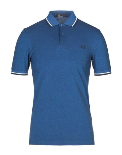 Fred Perry Polo Shirt In Bright Blue