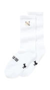 MAISON KITSUNÉ PASTEL FOX HEAD PATCH SOCKS