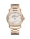 CHOPARD HAPPY SPORT 18K ROSE GOLD & DIAMOND WATCH,445533260338