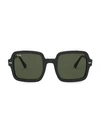 Ray Ban Rb2188 53mm Square Sunglasses In Black