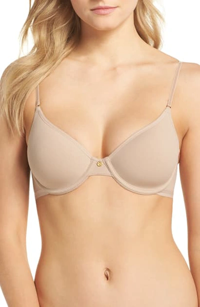 Natori Understated Contour Underwire T-shirt Bra In Cafe