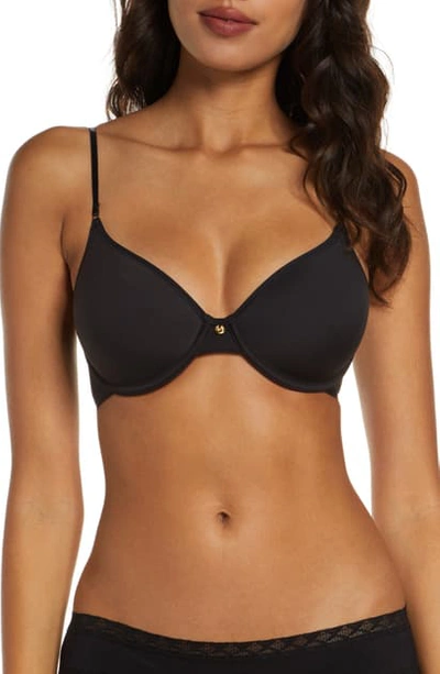 Natori Understated Contour Underwire T-shirt Bra In Black