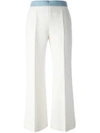 FENDI FLARED CROPPED TROUSERS,7AR673A24D11266847