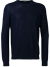 ZANONE ZANONE MEN'S BLUE COTTON SWEATER,812166ZY318Z0542 54