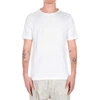 Transit Notched Neck Cotton Blend T-shirt In White