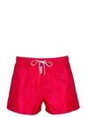 Dsquared2 Red Polyester Trunks In Red