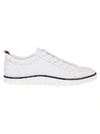 TOD'S TOD'S MEN'S WHITE LEATHER SNEAKERS,XXM52B0CM50JUSB001 8