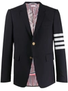 Thom Browne 4-bar Stripe Blazer In Blue