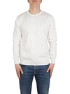 ALTEA ALTEA MEN'S WHITE COTTON SWEATER,205101829 3XL