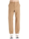 BURBERRY BURBERRY BROWN PANTS,4563534 46