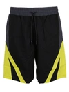 Marcelo Burlon County Of Milan Marcelo Burlon Man Shorts & Bermuda Shorts Black Size M Cotton, Polyester In Black