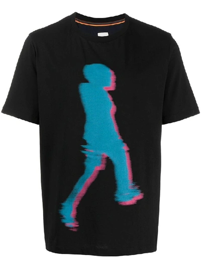 Paul Smith Graphic Print T-shirt In Black