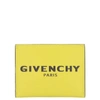 GIVENCHY GIVENCHY MEN'S YELLOW LEATHER CARD HOLDER,BK6003K0WN739 UNI