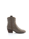 ALMA EN PENA GREY LEATHER ANKLE BOOTS,I19231TAUPE