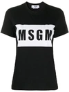MSGM MSGM WOMEN'S BLACK COTTON T-SHIRT,2841MDM9520729899 XS