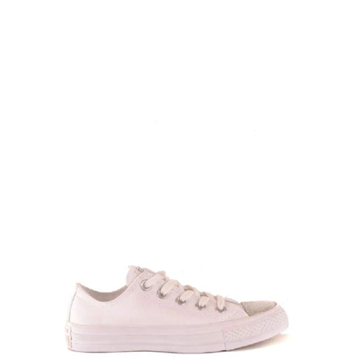 Converse Women's Mcbi38519 White Fabric Sneakers