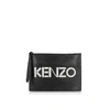 KENZO BLACK LEATHER POUCH,FA55PM502L4699