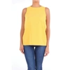 ALBERTO BIANI ALBERTO BIANI WOMEN'S YELLOW TANK TOP,MM826AC0028GIALLO 42