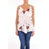 ALYSI WHITE TANK TOP,109246P9051PANNAFANTASIA