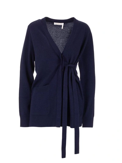 Chloé Women's Blue Cashmere Cardigan