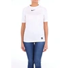 NIKE NIKE WOMEN'S WHITE COTTON T-SHIRT,AAUTS0003SBIANCO M